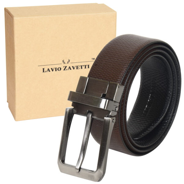 Brown Men Belt- Dual Sided